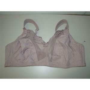 NWOT Comfort Choice 42C Feminine Wireless Gel Strap Bra Taupe 120688